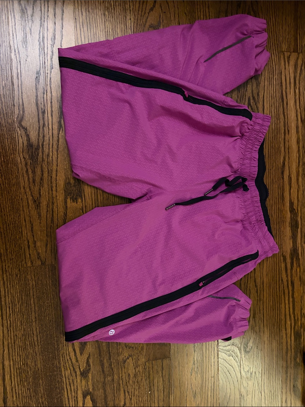 lululemon athletica Magenta Track Joggers with Black Trim